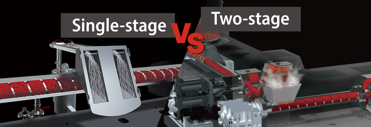 Single-stage vs. Two-stage Recycling Machine